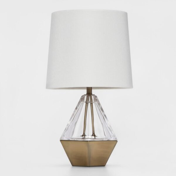 Acrylic Prism Accent Table Lamp Clear - Threshold? "