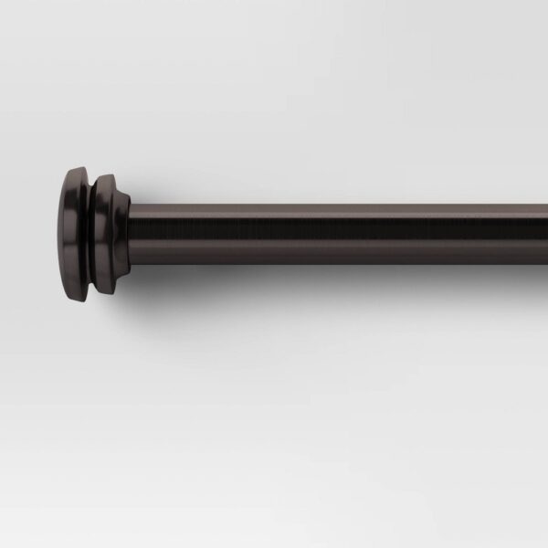 48"-84" Caf? Curtain Rod Oil Rubbed Bronze - Room Essentials?