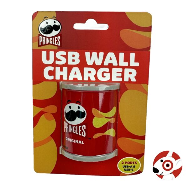 Pringles Novelty USB Wall Charger USB-a USB0C Target Bullseye Playground 2024