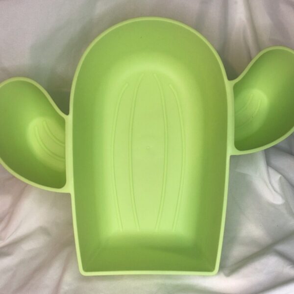 Target Bullseye Summer Plastic Cactus Chip & Dip Serving Bowl Tray 12? (NEW) "
