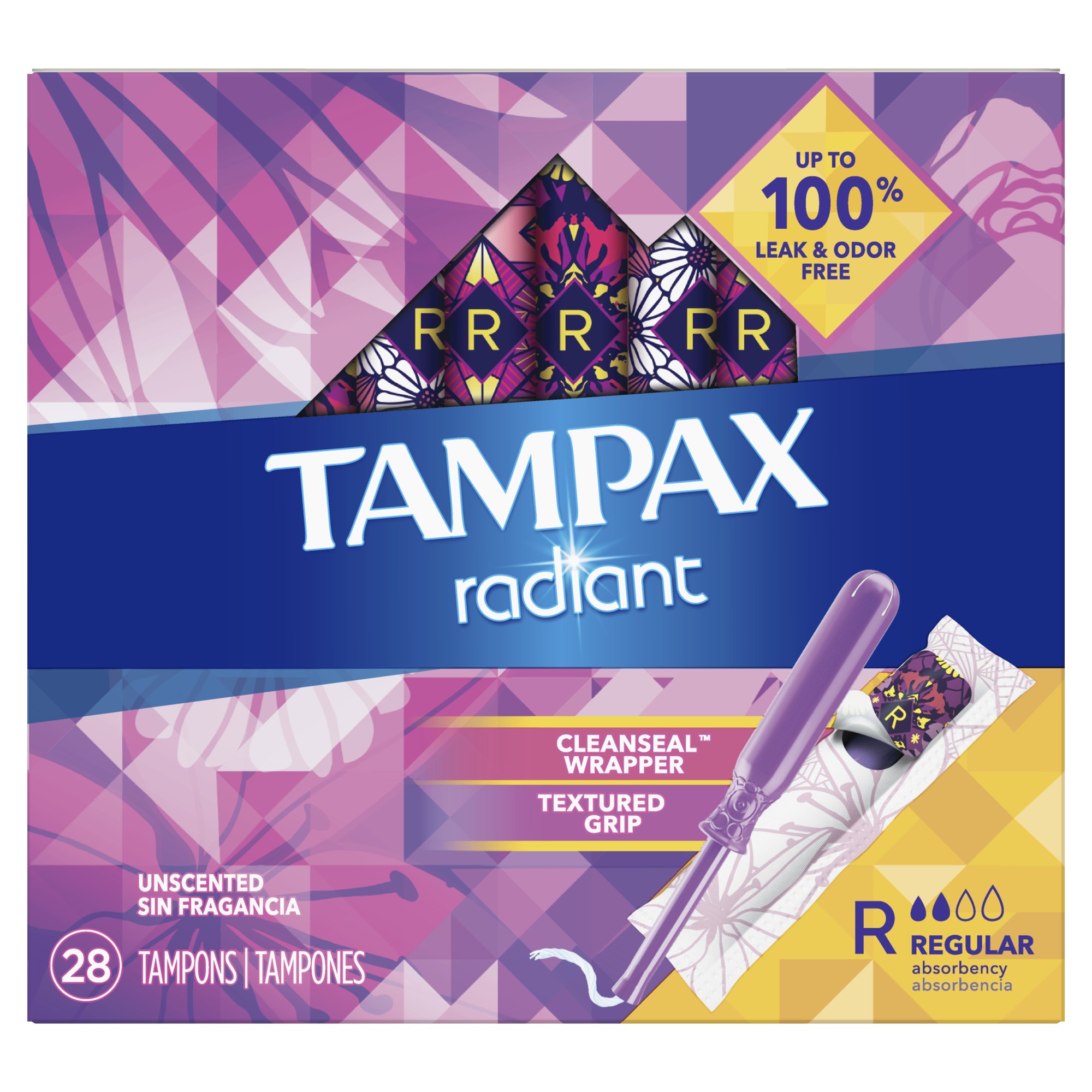 122362529-1.jpg Tampax Tampons Rad Regular 6X28EA " - Image 1