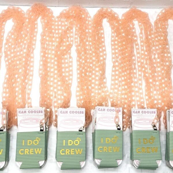 31 Green 12oz Can Flexible Koozies Beer Insulator Sleeves I Do Crew Wedding