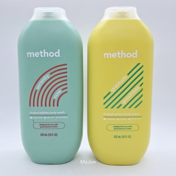 Method Good Karma Body Wash Orange Gratitude & Crisp Serenity Limited Edition