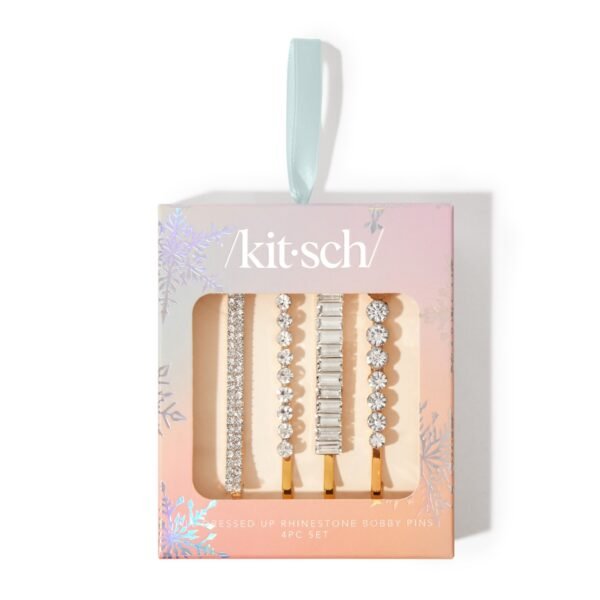 Kitsch Holiday Rhinestone Bobby Pins (4 Piece) #10088561