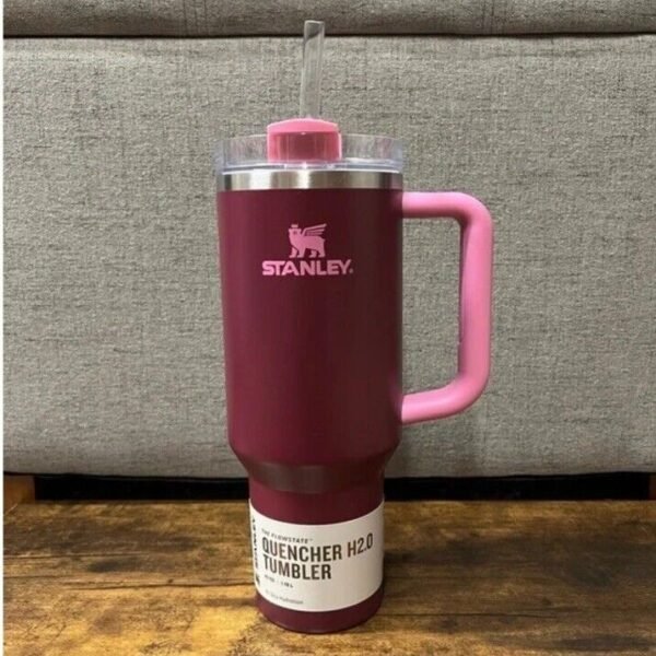 Stanley Rose Bouquet 40oz Stainless Steel H2.0 FlowState Quencher Tumbler