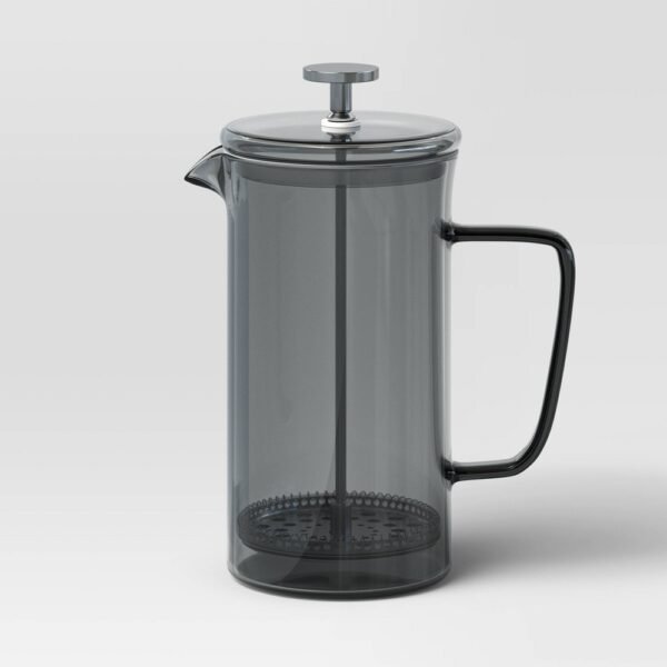 33.8oz Glass French Press Coffee Maker Gray - Threshold? "