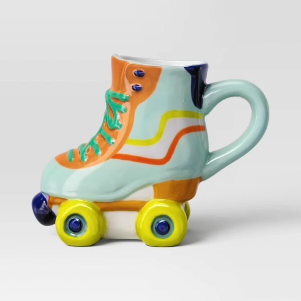 13.4oz Earthenware Figural Roller Skate Mug - Room Essentials? "