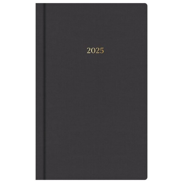 Marie Kondo for BlueSky 2025 Weekly/Monthly Planner 8.19"x5.16" Charcoal Fabric