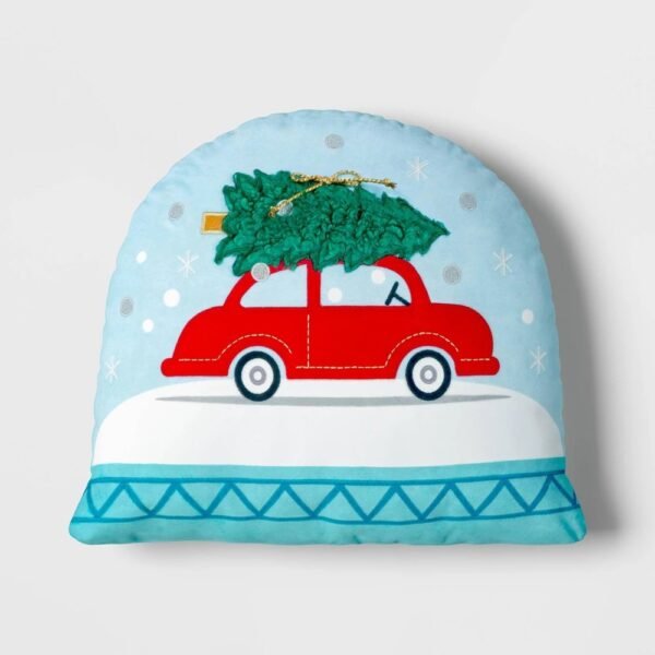 12"x15" Snow Globe Christmas Novelty Throw Pillow - Wondershop????????