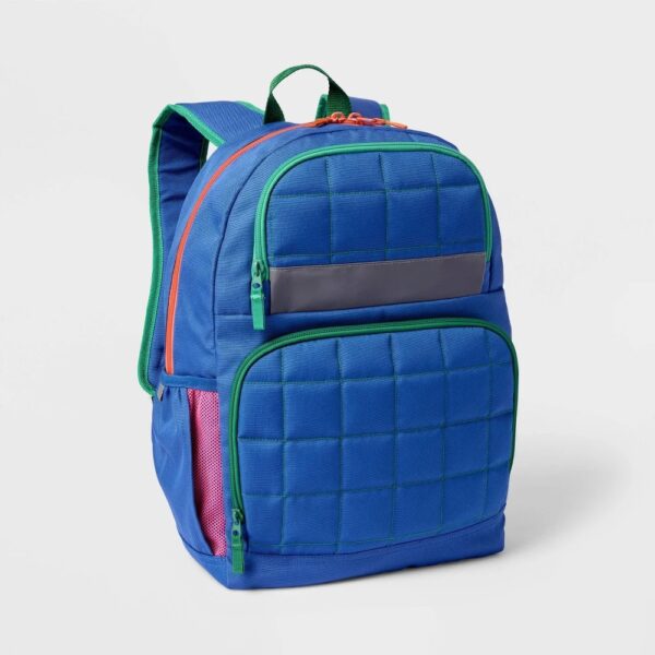 Kids' Novelty 17" Backpack Quilted Blue - Cat & Jack?