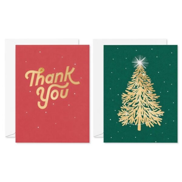 10ct Tree Thank You Cards "