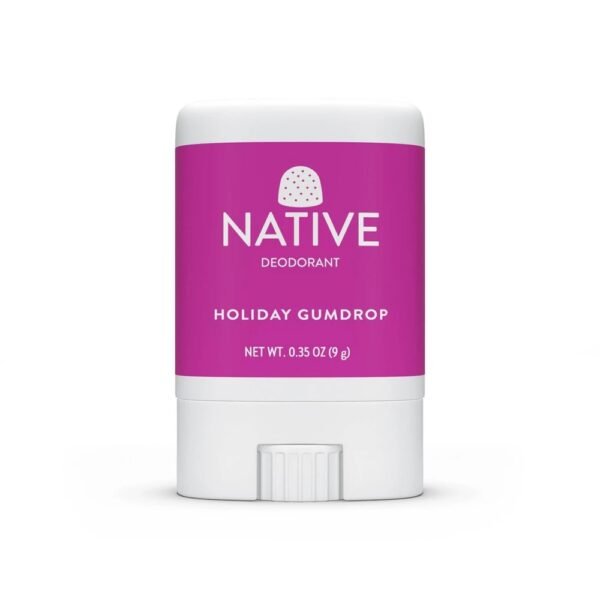 Native Deodorant - Limited Edition Holiday - Gumdrop - Aluminum Free Mini - 0.35 Oz