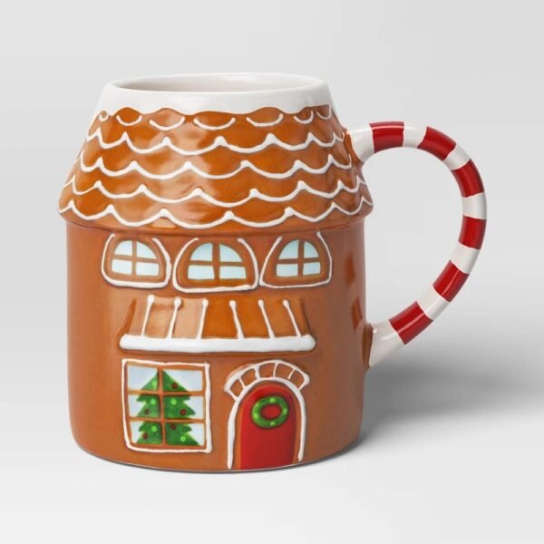 19oz Christmas Earthenware Figural House Mug - Wondershop? "