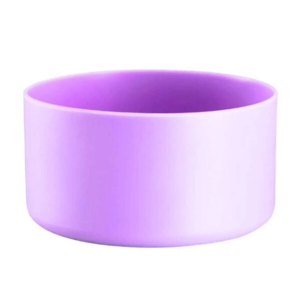 CharCharms Water Bottle Boot Purple: Silicone Bottle Boot, Dishwasher-Safe Drinkware Accessory for Hot & Cold Beverages