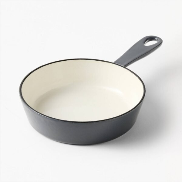 6" Enamel Skillet Gray Eclipse - Figmint "