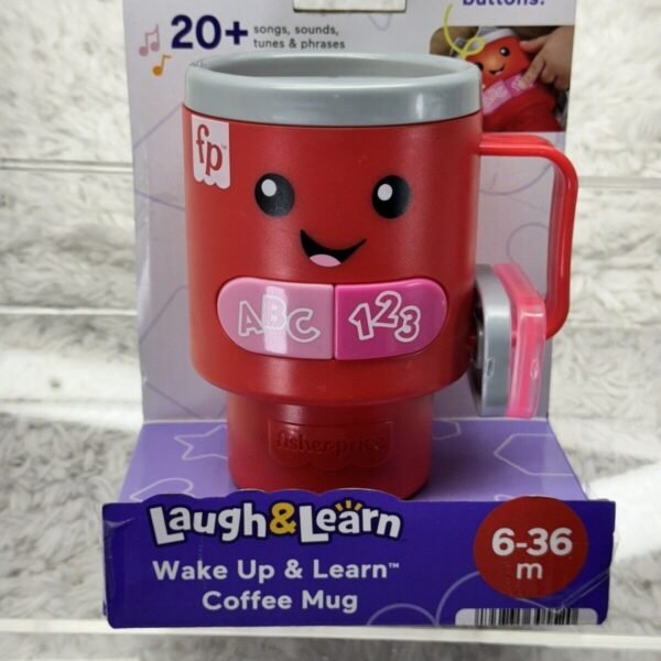 Fisher-Price Laugh & Learn Wake up & Learn Coffee Mug "