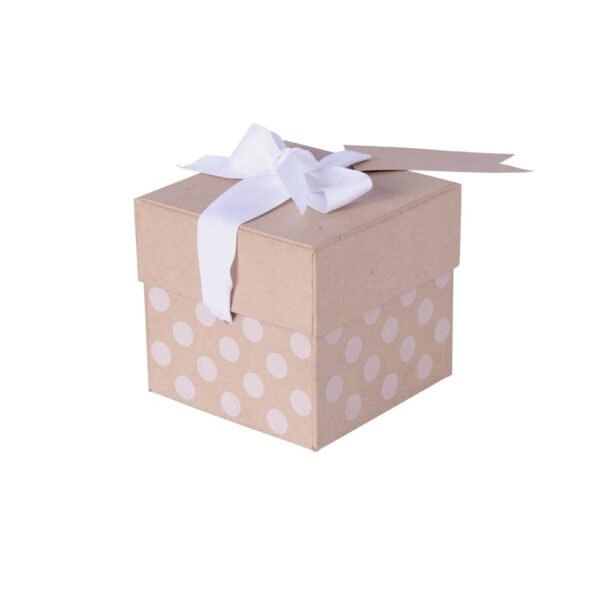 Kraft with White Dots Gift Box - Spritz?