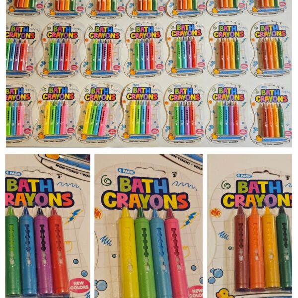 Kids Bath Tub Crayons Non Toxic & Washable Magic Crayons "