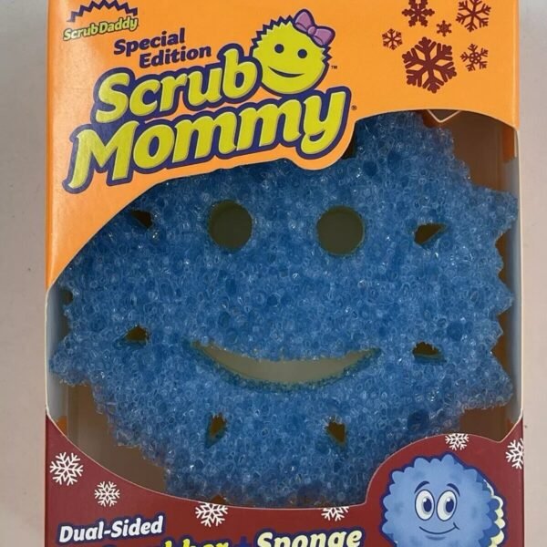 Scrub Daddy Scrub Mommy Special Edition Winter Dual Sided Sponge Snowflake "