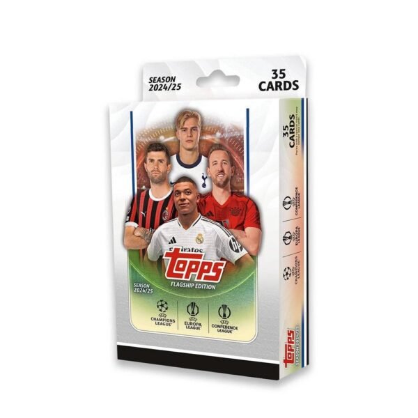 2024-25 Topps UEFA Flagship Edition Club Competitions Trading Card Hanger Box "