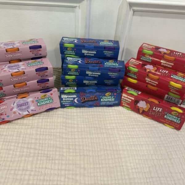Crayola Silly Scents Dough Colors of Kindness Lot of 24 Packages -72 Tubs in All "