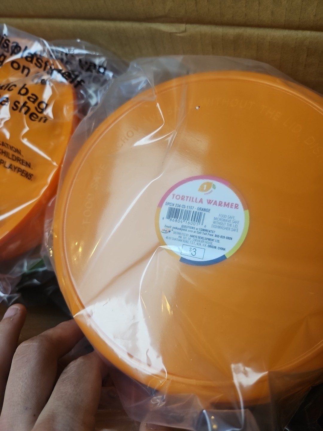 1431907230-2.jpg Bullseye?s Playground Target Tortilla Warmer - Orange - NEW " - Image 1