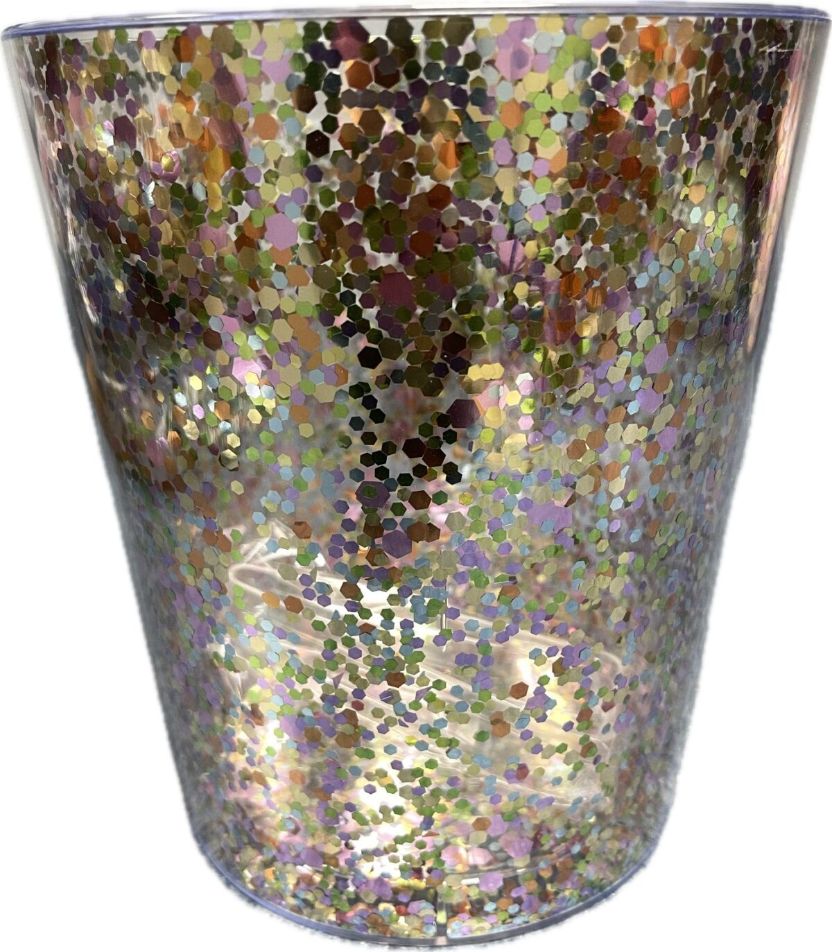 Target Bullseye?s Playground Ice Bucket W/Tongs Sparkly Confetti Disco NEW - Image 1
