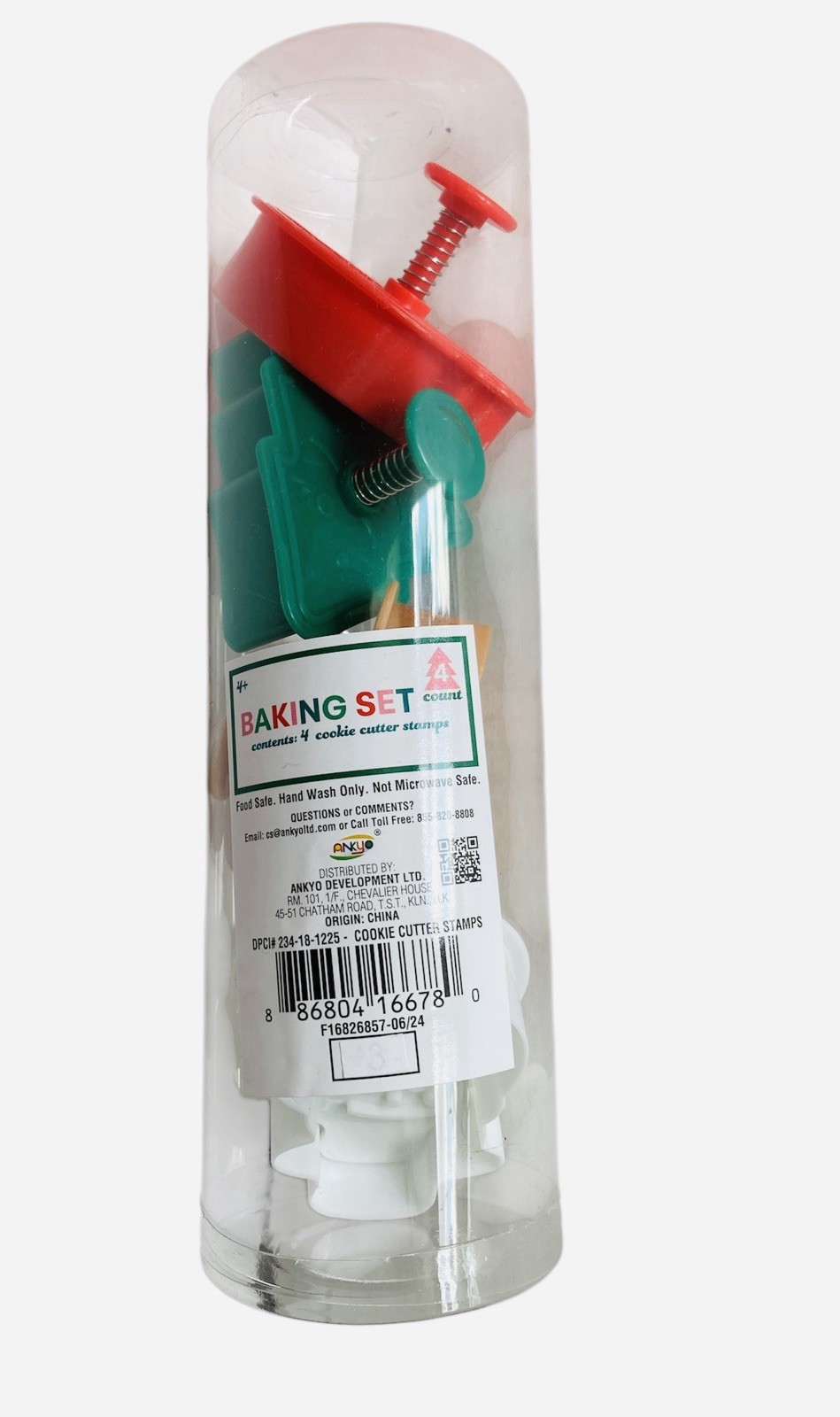 1493744826-1.jpg Target Christmas Baking Set Cookie Stamps Bullseyes Playground Gingerbread (J17) " - Image 1