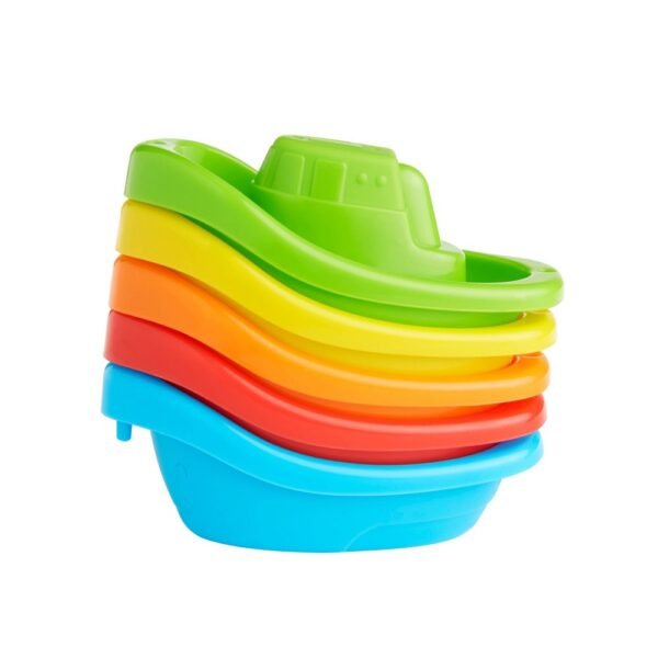 Munchkin Fleet of Five Boats Bath Toy "
