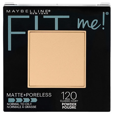 Maybelline Fit Me Matte + Poreless Pressed Powder - 120 Classic Ivory - 0.29oz