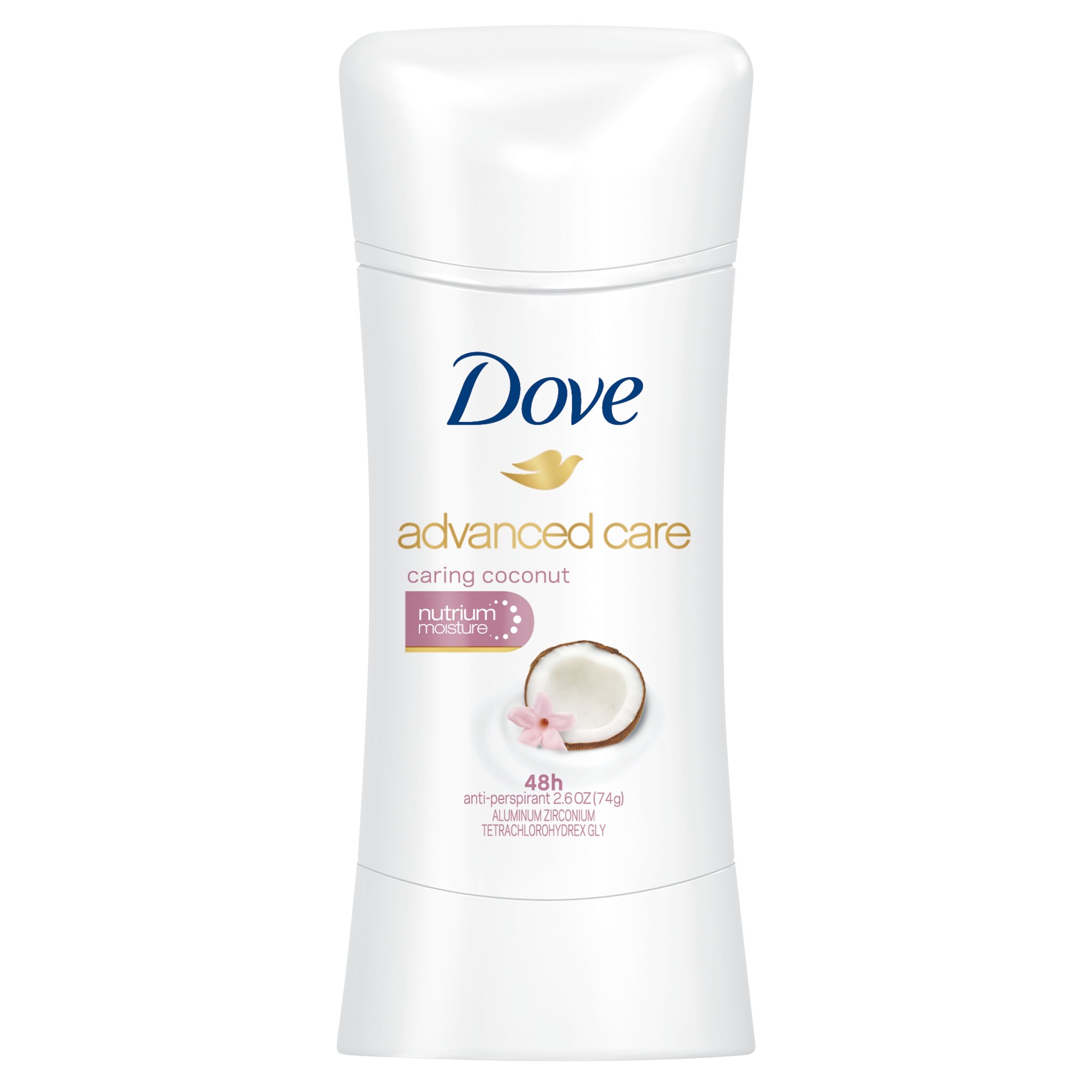 22788077-1.jpg Dove Beauty Advanced Care Caring Coconut 72-Hour Antiperspirant & Deodorant Stick - 2.6oz - Image 1