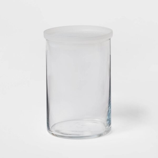 37.9 Fl Oz Glass Large Stackable Jar with Plastic Lid - Made by Design?