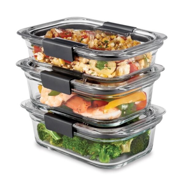Rubbermaid? Brilliance Glass Containers Set of 6