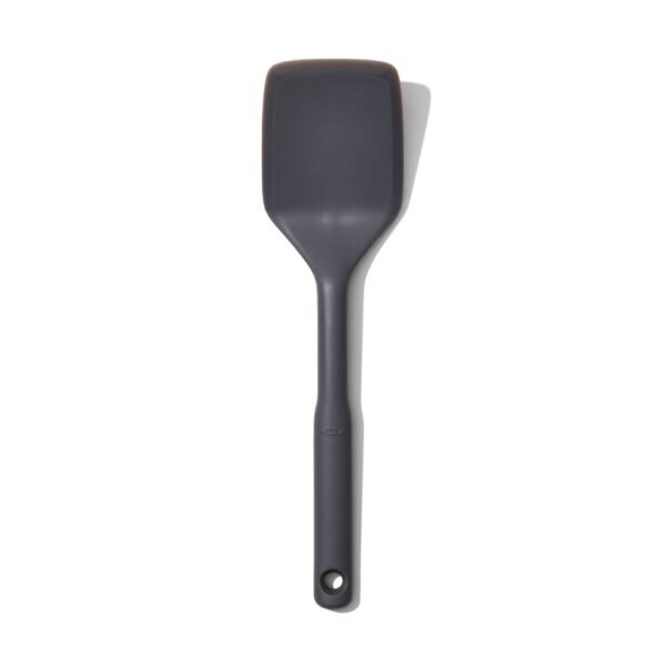 OXO Silicone Flex Turner: Black Nylon & Silicone Cooking Spatula, Dishwasher-Safe, 12.25" Length, OXO Utensils