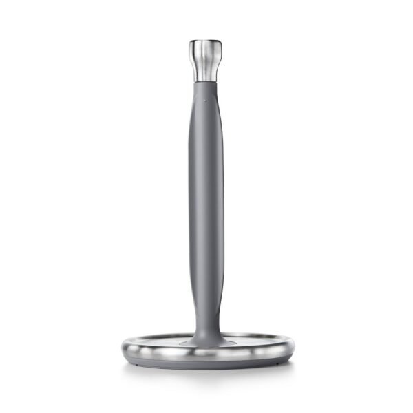 OXO Steady Paper Towel Holder: Stainless Steel, Light Silver, 13.5" Height "