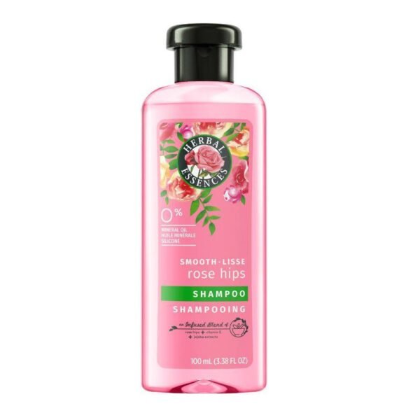 Herbal Essences Rose Hips Smooth Shampoo All Hair Types 3.38 Fl Oz Travel Size