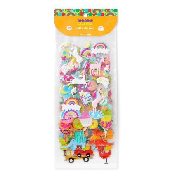 157ct 3D Puffy Stickers - Mondo Llama "
