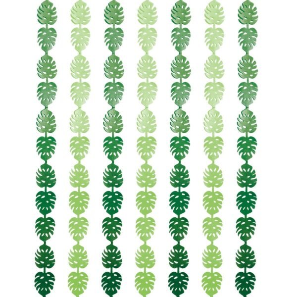 7ct Jungle Leaf Garland Backdrop - Spritz "