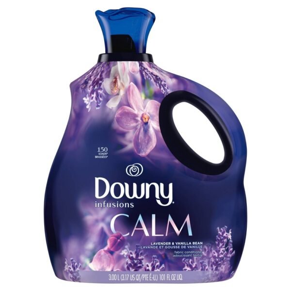 Downy Infusions Liquid Fabric Softener Calm Lavender & Vanilla Bean 101 Fl Oz