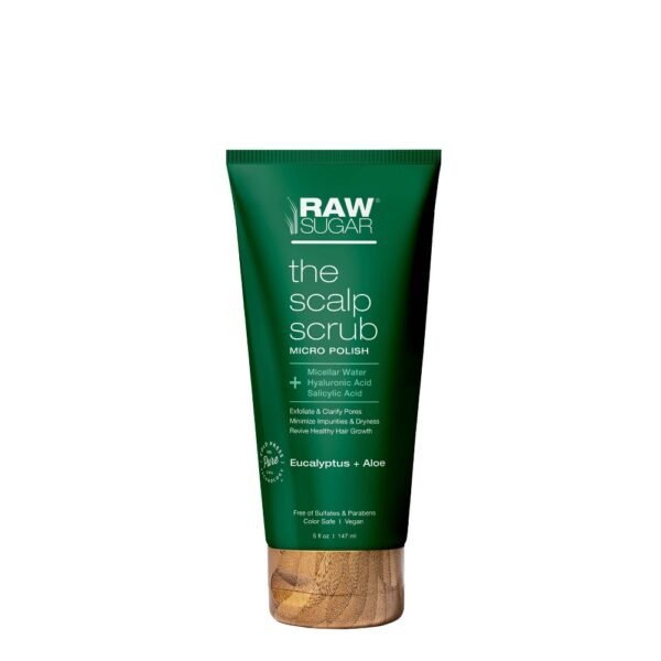 Raw Sugar the Scalp Scrub Micro Polish - Eucalyptus + Aloe - 5 Fl Oz