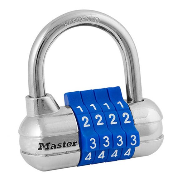 Master Lock Padlock 2 1/2in Metal 4 Digit Combination 1 Pack - 1523D