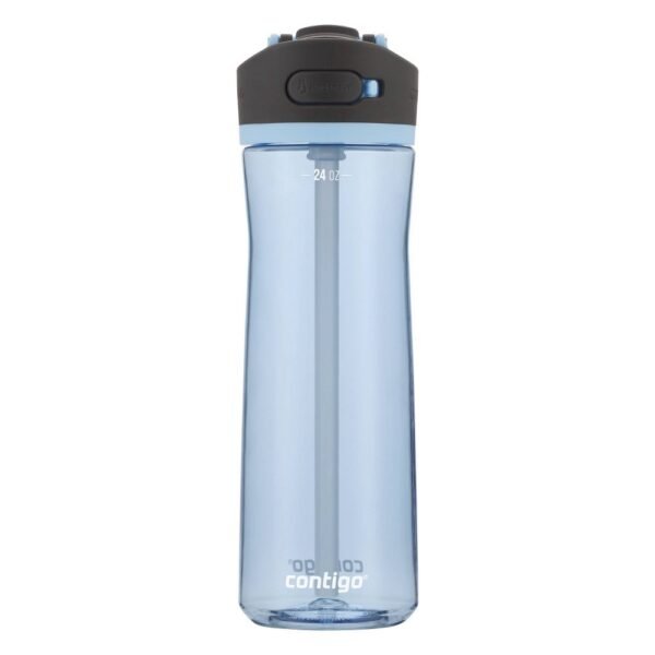 Contigo 24oz Ashland 2.0 AutoSpout Tritan Water Bottle - Periwinkle: BPA-Free, Flip-Top Lid, Dishwasher-Safe, Kids & Adults