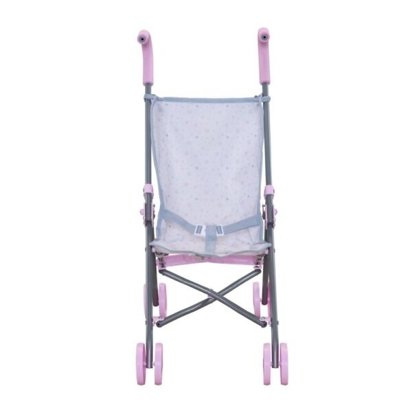 Perfectly Cute Star Print Fold up Stroller for Baby Doll "