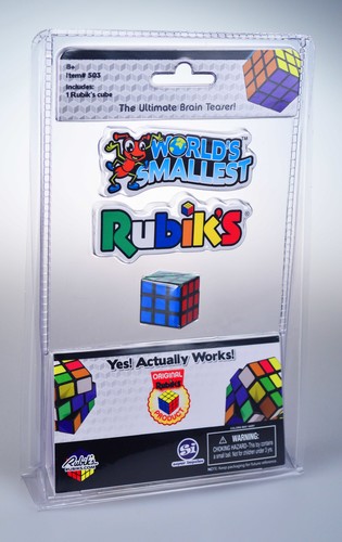 Super Impulse World's Smallest Rubiks Cube Game, 8-1/2" X 1-1/2" X 5-7/16", Multicolor "
