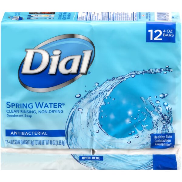 Dial Antibacterial Deodorant Spring Water Bar Soap 4oz