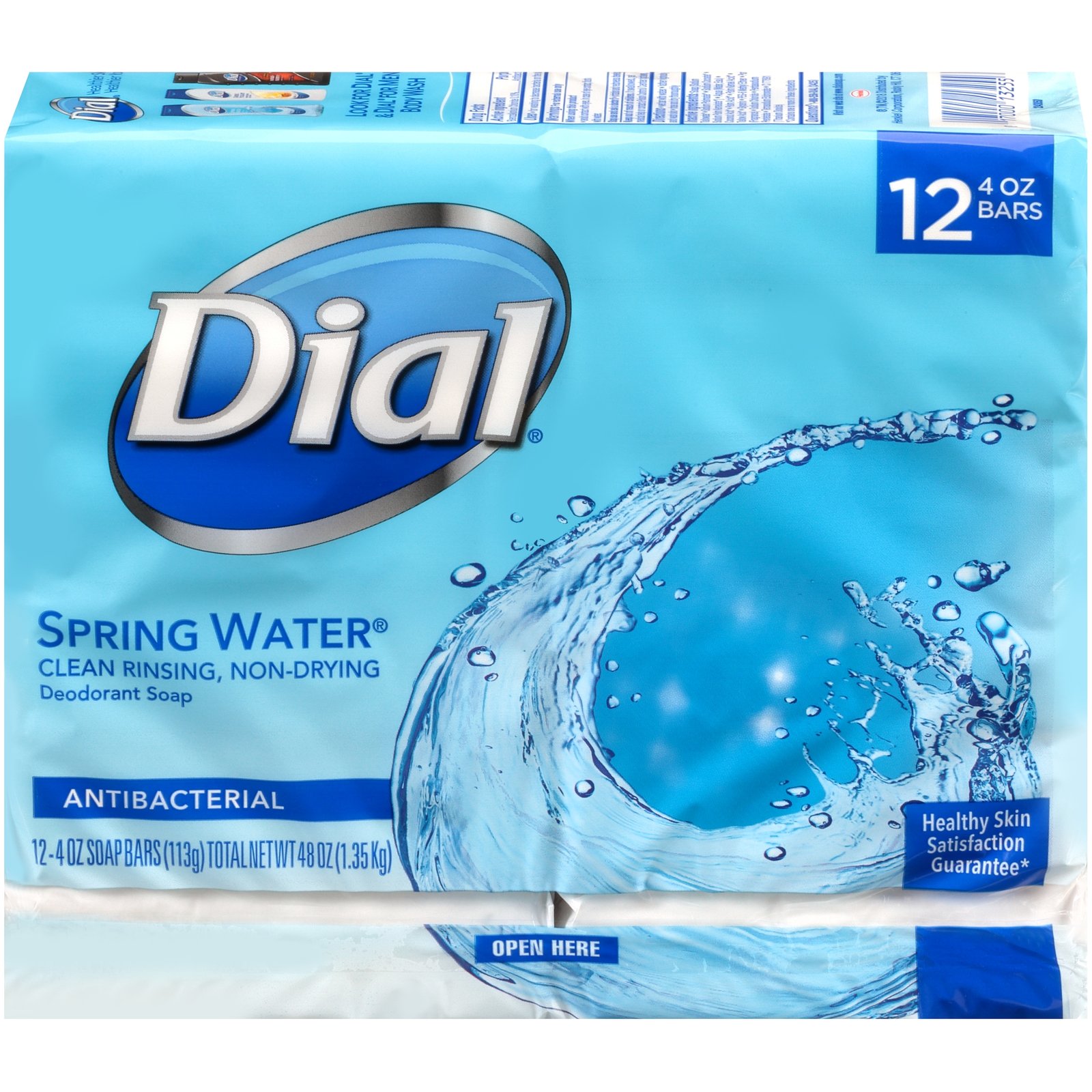 53244477-1.jpg Dial Antibacterial Deodorant Spring Water Bar Soap 4oz - Image 1