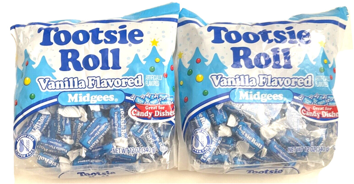 Tootsie Roll 12 Oz Christmas Vanilla Midgees - Image 1