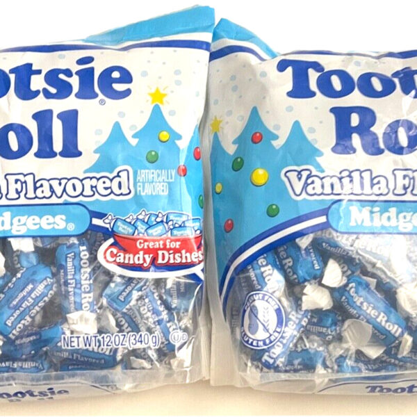 Tootsie Roll 12 Oz Christmas Vanilla Midgees
