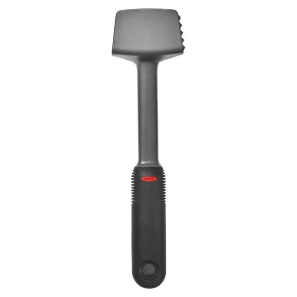 OXO Meat Tenderizer Black: BPA-Free Plastic Meat Mallet & Pounder, Dishwasher-Safe, 9.65" Height, 2.4" Width