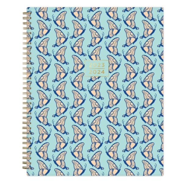 Senn & Sons for Blue Sky 2023-24 Academic Planner 8.5"x11" Weekly/Monthly Butterflies